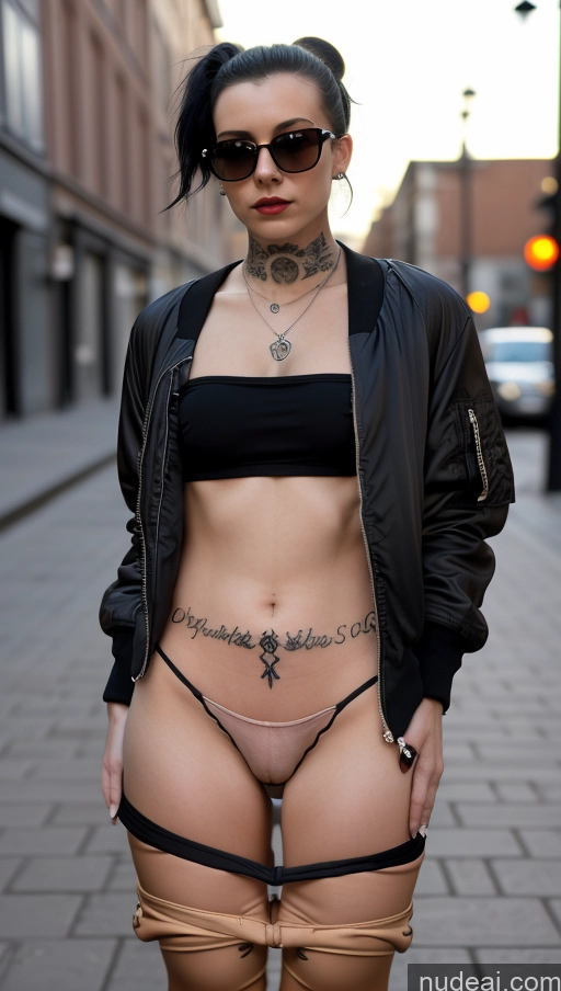 related ai porn images free for Woman One Small Tits Beautiful Tattoos Short Big Hips 18 Black Hair Jewelry Dark Lighting Partially Nude German Goth Nude Lipstick Unpants Sunglasses Hair Bun Dark Fantasy Street Bomber Mini Skirt