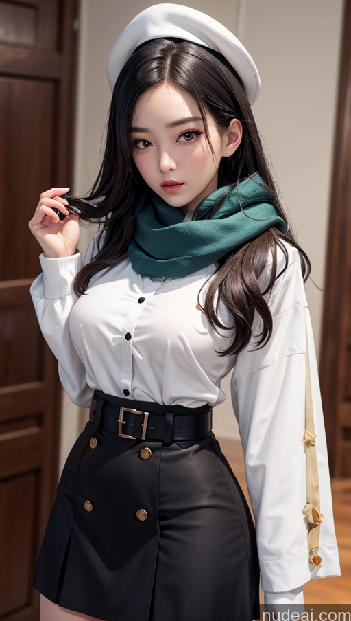 related ai porn images free for Close-up View Korean Military Small Tits Black Hair Micro Skirt Big Hips Straight Scarf
