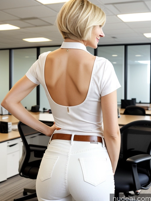 related ai porn images free for Woman Small Ass Beautiful Secretary Office Short Hair 20s Perfect Body Perfect Boobs Fairer Skin Jeans Blonde Laughing Sad Swedish Shirt Back View