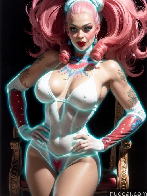 related ai porn images free for Thick Guinness Beer Clown At The Circus Lipstick Pink Hair French Art By Boris Vallejo Boris Vallejo Art Style Neon Lights Clothes: Blue