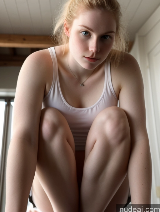 related ai porn images free for Fairer Skin Pubic Hair 18 Big Ass Small Tits Tank Top Pose Squating Close-up View