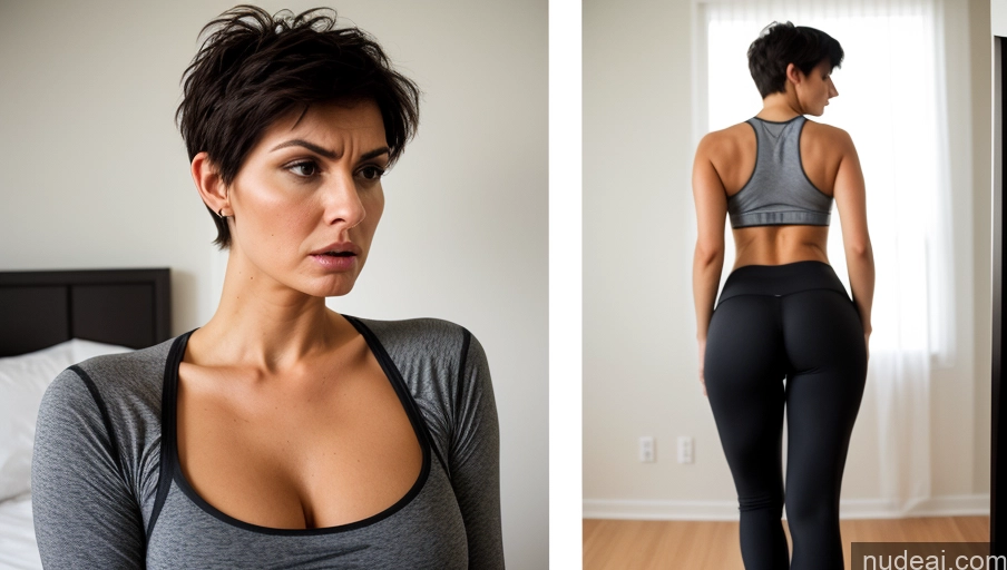 related ai porn images free for Czech Black Hair Yoga Pants Shirt Back View Pixie Skinny Bedroom Tall Small Tits Angry 20s