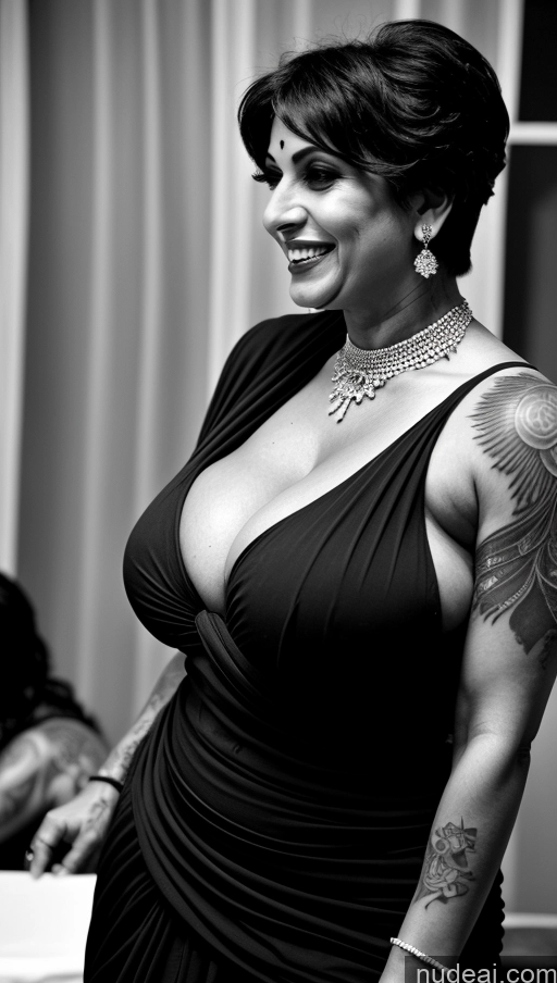 related ai porn images free for Milf Busty Huge Boobs Beautiful Tattoos Muscular Big Ass Thick Big Hips Tall Dark Skin 50s Laughing Pixie Indian Party Close-up View Goth Sari Cleavage Detailed Sexy Face Black And White