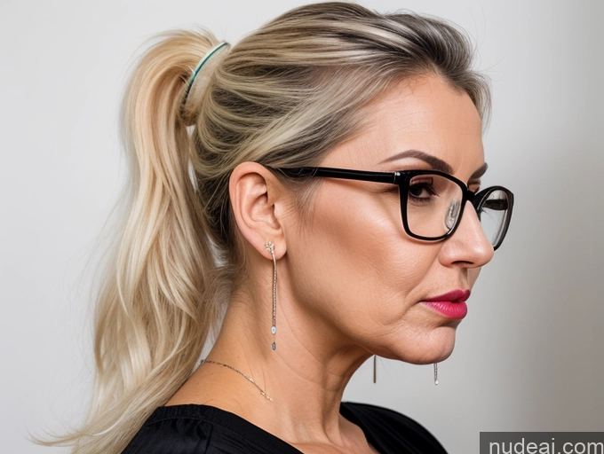 related ai porn images free for Czech Tall Busty Glasses Blouse Jeans White Hair Ponytail Side View 70s Pouting Lips Cumshot