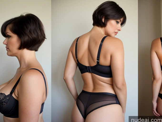 related ai porn images free for 60s Czech Short Busty Serious Black Hair Pixie Back View Bra Panties Big Hips Chubby Bending Over 60s