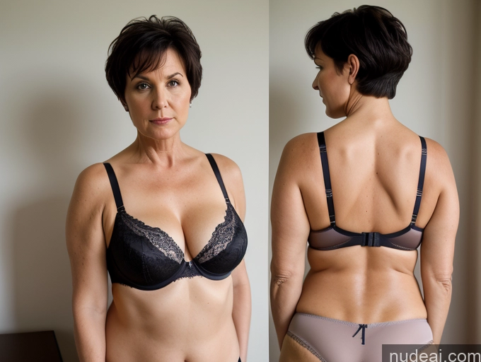 related ai porn images free for 60s Czech Short Busty Serious Black Hair Pixie Back View Bra Panties Chubby Bending Over Milf