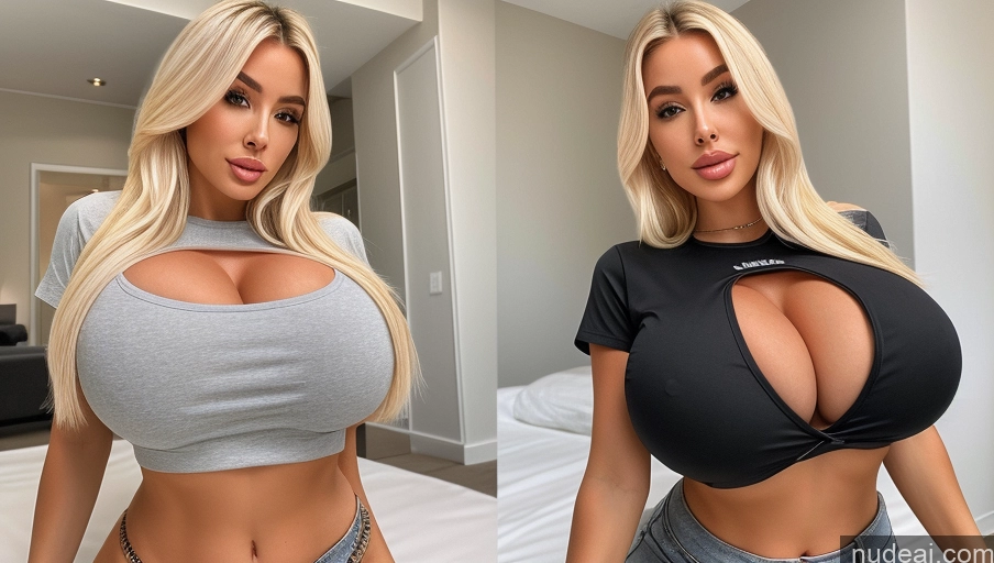 related ai porn images free for Bimbo Huge Boobs Two Shirt