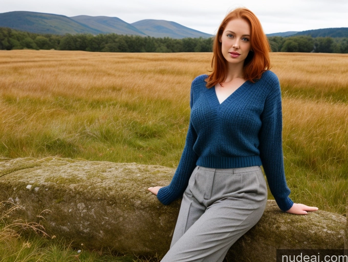 related ai porn images free for Busty Perfect Boobs Beautiful Skinny Abs Long Legs Tall Perfect Body 40s Ginger Bobcut Irish Meadow Kilt Sweater EdgOrgasm Deep Blue Eyes Dress Pants 3d On Back
