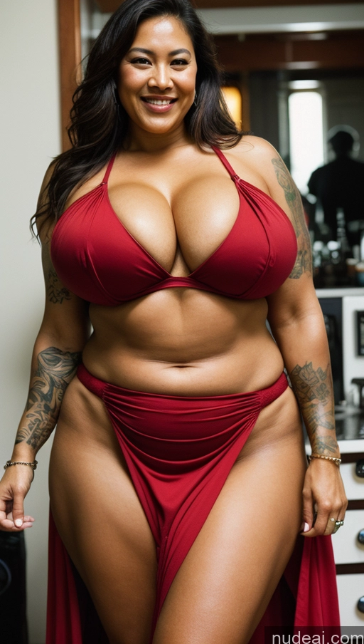 related ai porn images free for Milf Huge Boobs Beautiful Tattoos Muscular Big Ass Thick Big Hips Tall Dark Skin 50s Laughing Party Close-up View Bikini Long Skirt Cleavage Detailed Sexy Face Fat Film Photo Thai