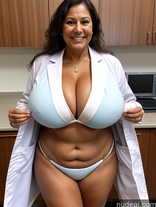 related ai porn images free for One Busty Huge Boobs Thick Tanned Skin Laughing Front View Microkini Thong 70s Brazilian Lab Coat Professor