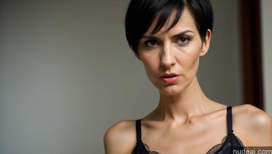 related ai porn images free for Czech Black Hair Pixie Tall Skinny Small Tits Small Ass Bra Angry Serious Long Legs Shocked 30s Transparent Close-up View