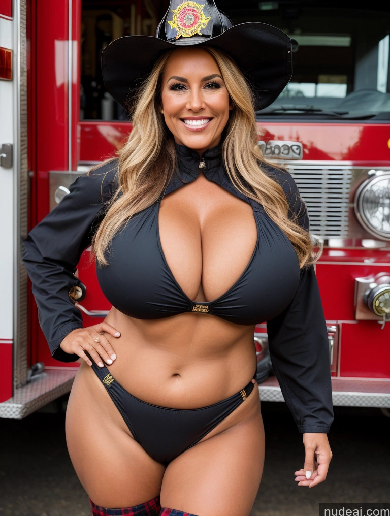 related ai porn images free for One Busty Huge Boobs Thick Tanned Skin Laughing Front View Microkini Thong 60s Lumberjack Firefighter Western Witch