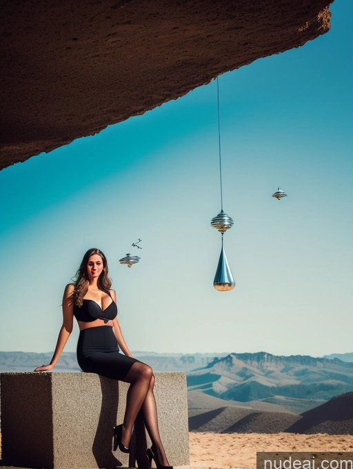 related ai porn images free for Model One Busty Tall 30s Serious Brunette Straight French Teacher Surrealist