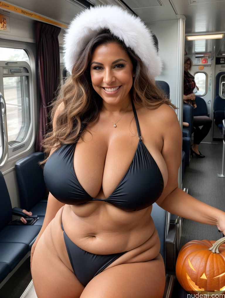 related ai porn images free for One Busty Huge Boobs Thick Tanned Skin Laughing Front View Microkini Thong Lumberjack Halloween Fur Witch 70s Train