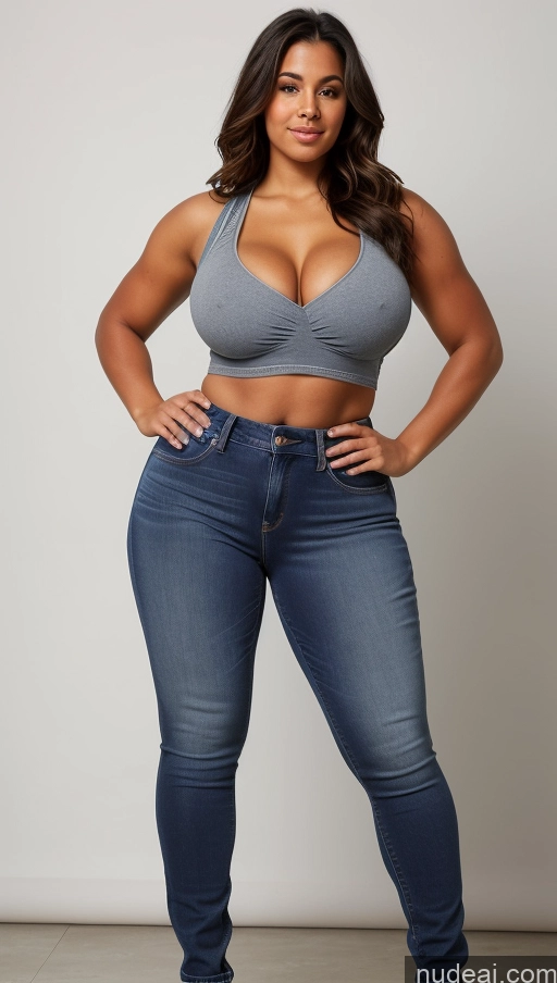 related ai porn images free for Athlete Perfect Boobs Big Ass Big Hips Jeans Front View