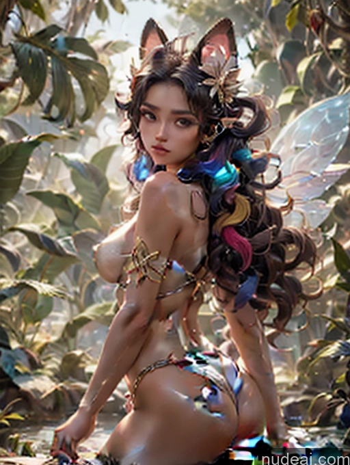 related ai porn images free for Beautiful Small Ass Fairy Has Wings Small Tits Skinny 18 Seductive Brunette Curly Hair Jungle Front View Nude Dark Lighting Detailed