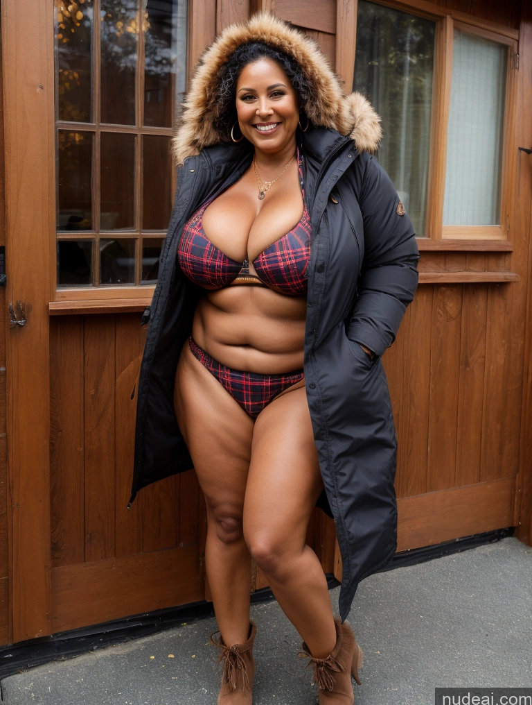 related ai porn images free for One Busty Huge Boobs Thick Tanned Skin Front View Microkini Thong Laughing 60s Native American Lumberjack Parka Witch
