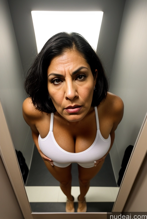 related ai porn images free for Two Tank Top Spandex Pantyhose Tall Tanned Skin Huge Boobs Front View Cleavage Bright Lighting Black Hair Bobcut Jewish Changing Room Milf 30s Tattoos Angry