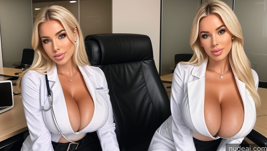 related ai porn images free for Huge Boobs Two Bimbo Office Doctor