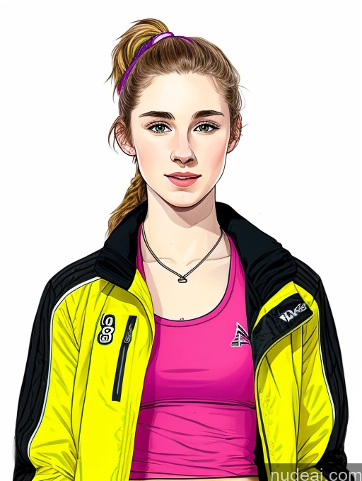 related ai porn images free for 18 Athlete Fairer Skin Short Pubic Hair Jacket Ponytail Illustration