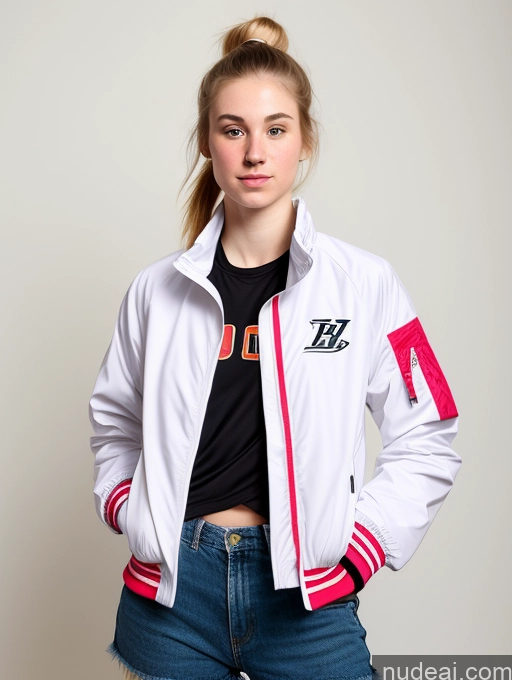 related ai porn images free for 18 Athlete Fairer Skin Short Pubic Hair Jacket Ponytail Illustration