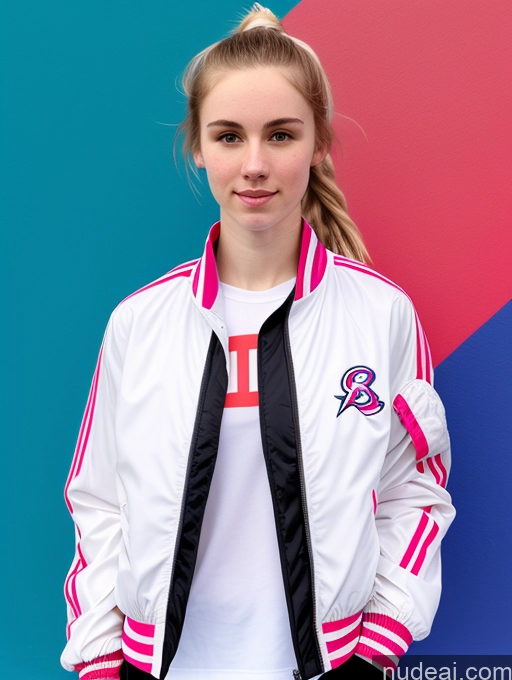 related ai porn images free for 18 Athlete Fairer Skin Short Pubic Hair Jacket Ponytail Illustration