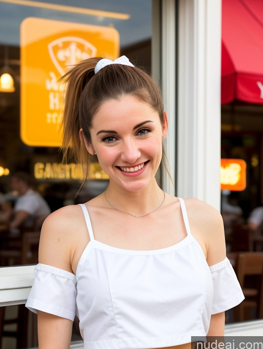 related ai porn images free for 18 Waitress Short Pubic Hair Fairer Skin Ponytail Illustration Small Tits Laughing Sad