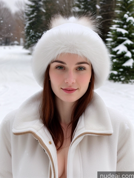 related ai porn images free for 18 Nude Short Pubic Hair Fairer Skin Ponytail Illustration Snow Fur Jacket Hat