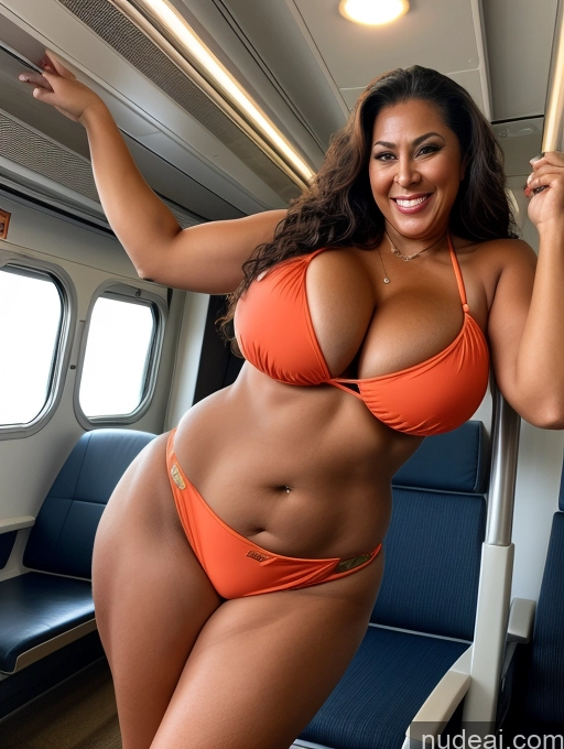 related ai porn images free for One Busty Huge Boobs Thick Tanned Skin 60s Laughing Front View Microkini Thong Polynesian Lumberjack Halloween Train