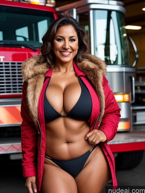 related ai porn images free for One Busty Huge Boobs Thick Tanned Skin Laughing Front View Microkini 70s Latina Firefighter Fur Jacket Thong Witch Lumberjack