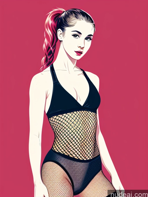 related ai porn images free for 18 Athlete Short Fairer Skin Ponytail Fishnet Illustration
