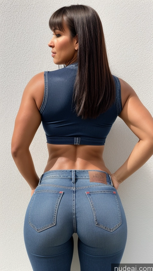 related ai porn images free for Athlete Perfect Boobs Big Ass Big Hips Jeans Bangs Front View