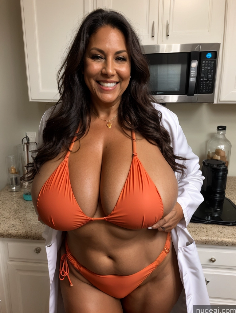 related ai porn images free for One Busty Huge Boobs Thick Tanned Skin 60s Laughing Native American Front View Microkini Thong Lumberjack Lab Coat Halloween
