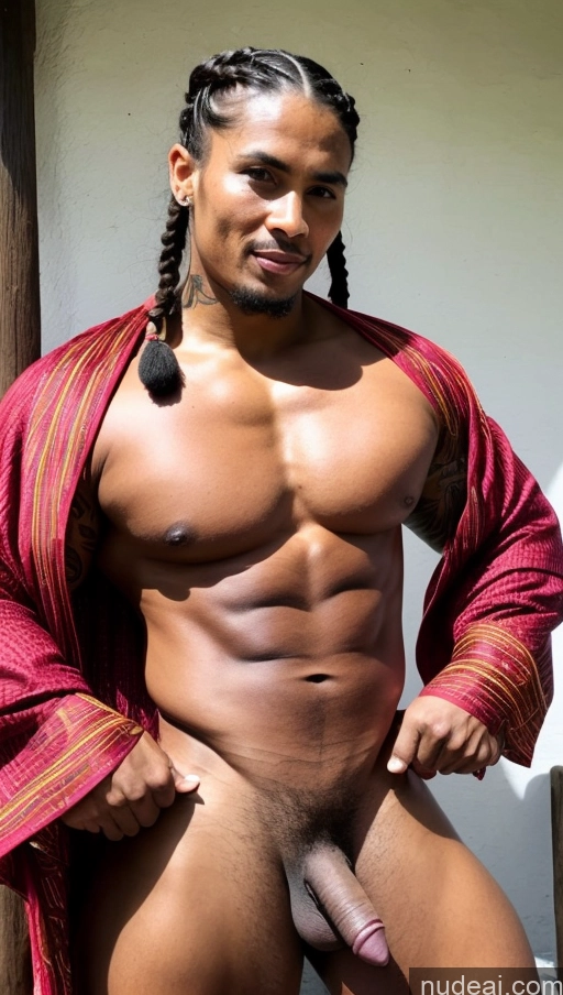 related ai porn images free for Trans Girl With Erect Penis Abs Dark Skin Traditional Pubic Hair Bodybuilder 70s Tattoos Braided Pirate
