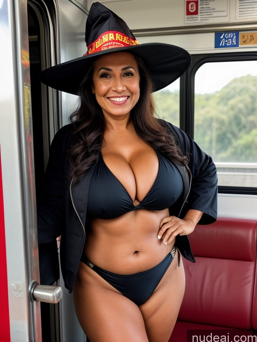 related ai porn images free for One Busty Huge Boobs Thick Tanned Skin 70s Brazilian Front View Microkini Witch Hat Jacket Laughing Train Firefighter