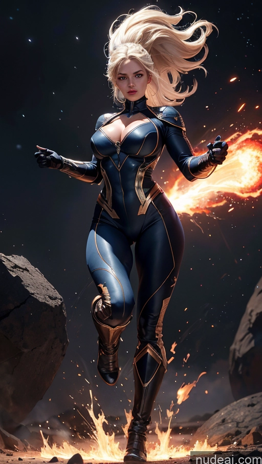 related ai porn images free for Dark Lighting Alternative Superheroine Busty Muscular Serious White Hair Bobcut White Jumping Superhero Spandex Cleavage Huge Tits, Hard Nipples Thick Big Hips Fr4z3tt4 Stargazing Battlefield