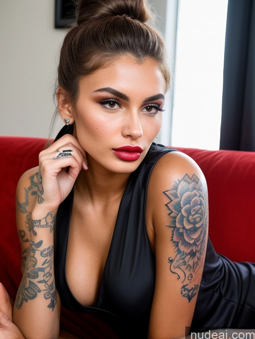 related ai porn images free for 18 Perfect Boobs Beautiful Lipstick Tattoos Perfect Body Tanned Skin Pouting Lips Brunette Hair Bun British Couch Sorority Jumpsuit