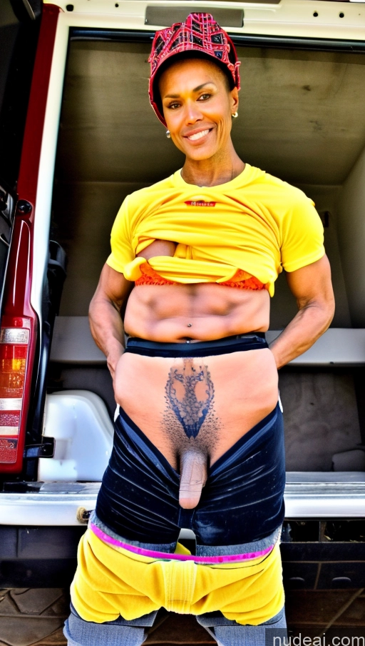 related ai porn images free for Muscular Abs Dark Skin Trans Girl With Erect Penis Milf Hat Tattoos Ethiopian Pubic Hair Short Hair 60s Construction Worker Lumberjack Unpants InTheTrunkSitting