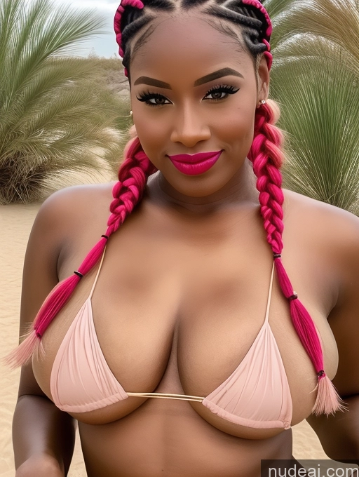 related ai porn images free for Lipstick Perfect Body JK Tight Bikini Top [Underboob + Skindentation] Perfect Boobs Beautiful Big Ass Abs Oasis Front View Busty Woman Nigerian Braided Pink Hair Seductive Pouting Lips Happy 20s Oiled Body