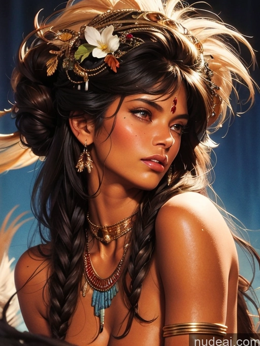 related ai porn images free for Long Hair Tanned Skin Tanned Skin Hair Bun Bangs Bangs Slicked Straight Native American Watercolor Traditional Tribal Topless Woman Breasts Discworld Art By Boris Vallejo Boris Vallejo Art Style Impasto, Wlop POV Focus Sex Middle Eastern Small Tits Perfect Body GZCfinal KendalJenner, Ohwx, Ohwx Womm Dark Skin