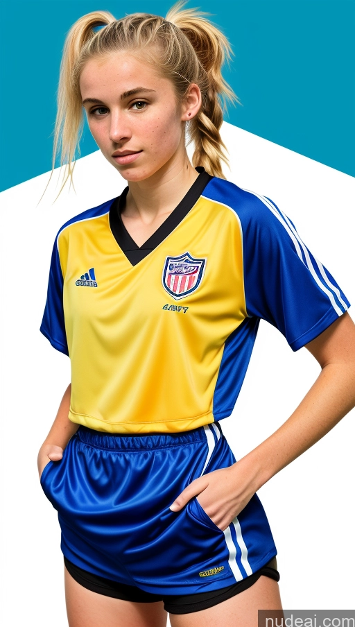 related ai porn images free for 18 Athlete Fairer Skin Short Pubic Hair Illustration Ponytail Soccer Shirt