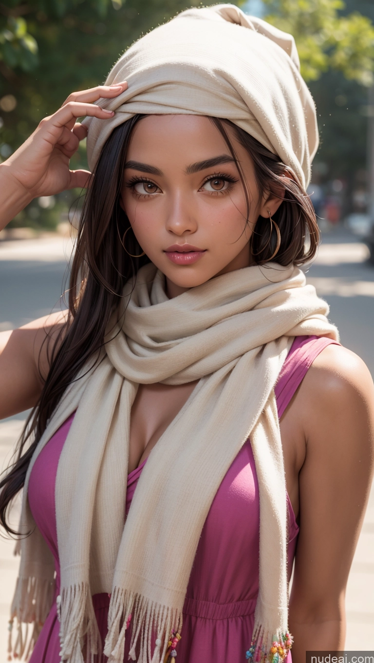 related ai porn images free for Close-up View Egyptian Tanned Skin Sundress Scarf
