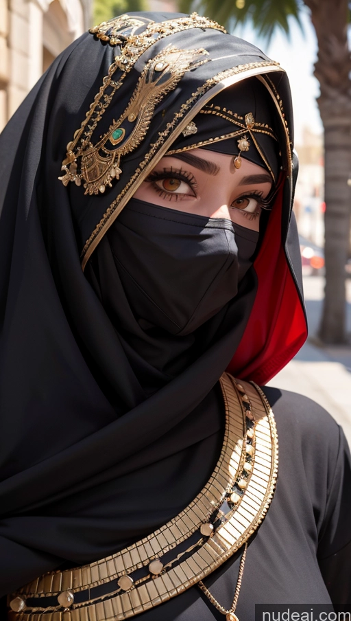 related ai porn images free for Close-up View Egyptian Tanned Skin Niqab Casual
