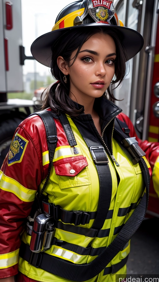 related ai porn images free for Close-up View Egyptian Tanned Skin Chubby Firefighter