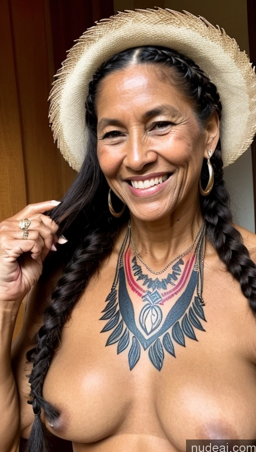 related ai porn images free for Muscular Abs Dark Skin Trans Girl With Erect Penis Pubic Hair Braided Milf Black Hair Western Native American Traditional Happy Tattoos 70s