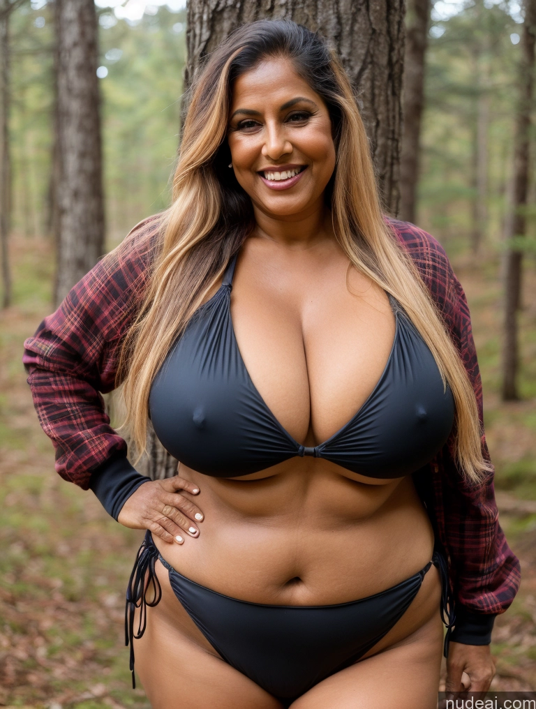 related ai porn images free for One Busty Huge Boobs Thick Tanned Skin Laughing Front View Microkini Thong Indian 70s Jacket Lumberjack Witch