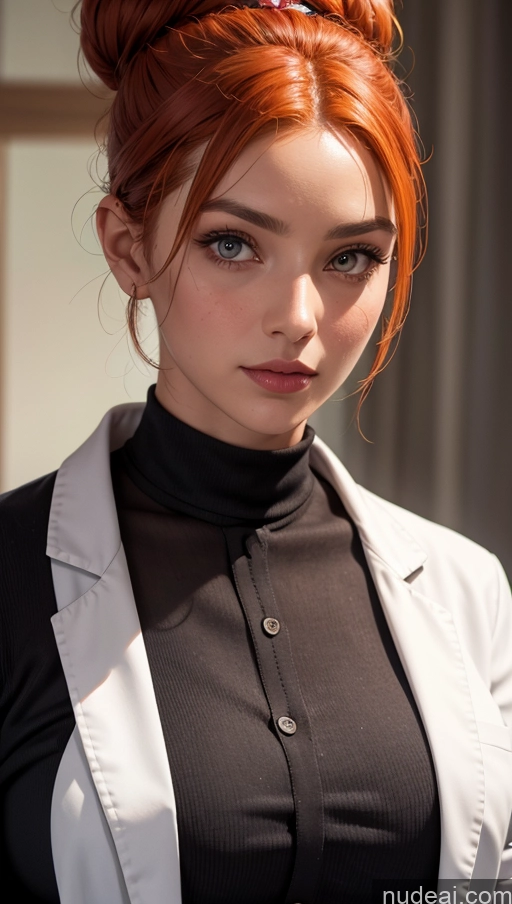 related ai porn images free for Close-up View Egyptian Tanned Skin Chubby Doctor Ginger Hair Bun