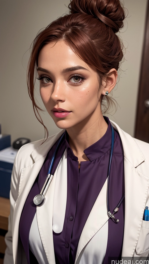 related ai porn images free for Close-up View Egyptian Tanned Skin Chubby Doctor Ginger Hair Bun