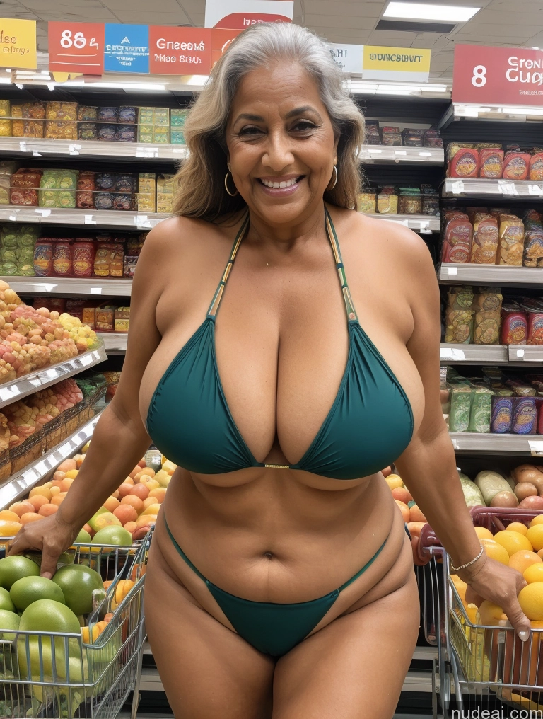 related ai porn images free for One Busty Huge Boobs Thick Tanned Skin Laughing Front View Microkini Thong Indian Grocery 80s