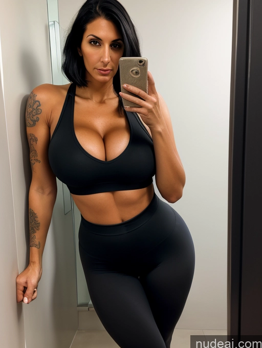 related ai porn images free for Tank Top Pantyhose Spandex Front View Cleavage Bright Lighting Black Hair Bobcut Tall Tanned Skin Huge Boobs Tattoos 30s Jewish Milf Serious Bathroom